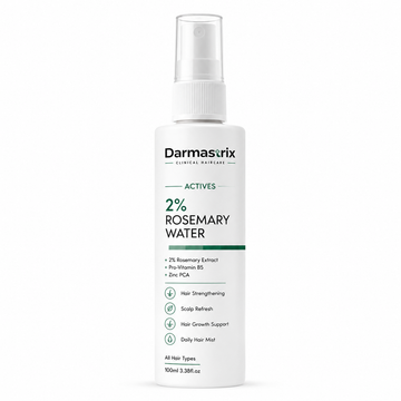 Darmastrix 2% Rosemary Water Hair Mist | Hair Growth & Scalp Refresh Spray with Pro-Vitamin B5 & Zinc PCA | 100ml