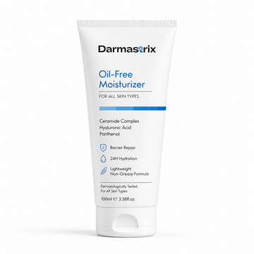 Darmastrix Oil-Free Moisturizer | Ceramide Complex, Hyaluronic Acid & Panthenol | 24H Hydration & Barrier Repair Moisturizer for All Skin Types (100ml)